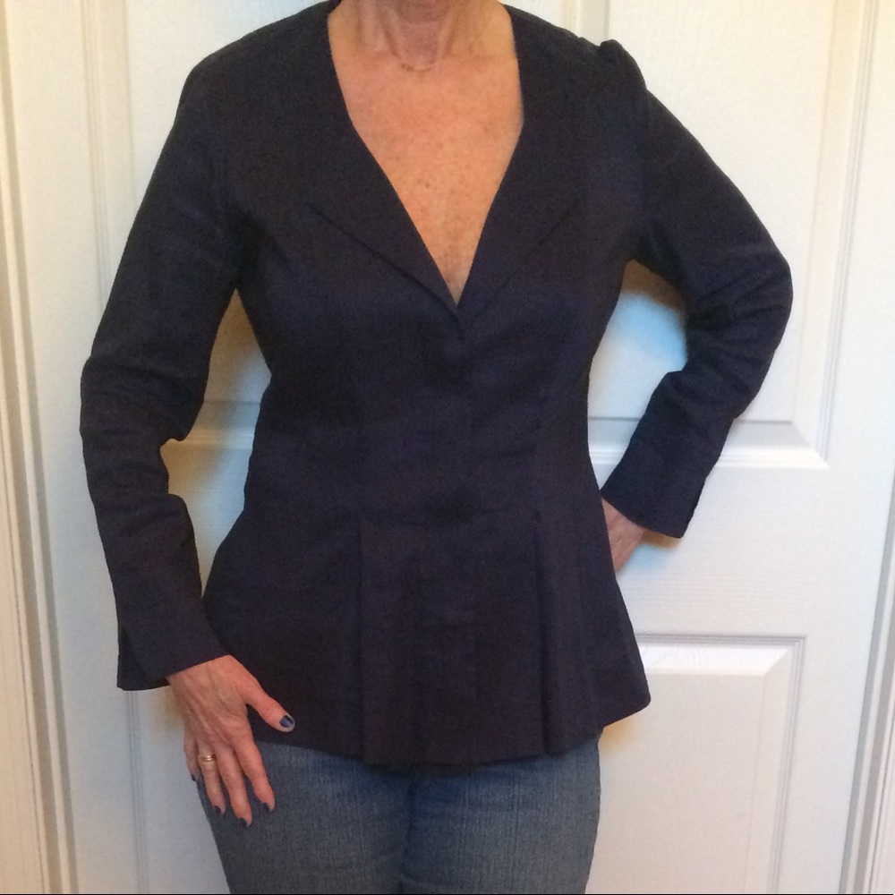 Ladies Zozo Navy Jacket
